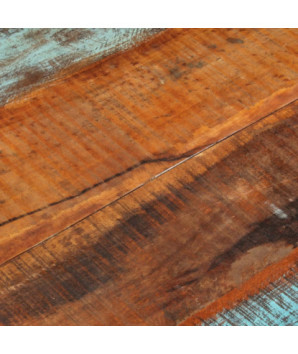 Blat masă rustic din lemn masiv reciclat, dreptunghiulară, 70x90 cm