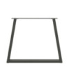 Picioare de masă în formă de V, 2 buc., antracit, 80x(72-73,3) cm, oțel - WOODBB2456