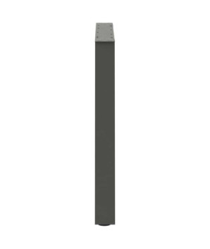 Picioare de masă în formă de V, 2 buc., antracit, 80x(72-73,3) cm, oțel - WOODBB2456