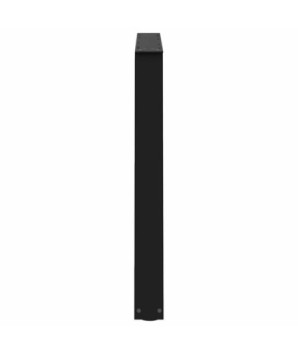 Picioare de masă în formă de V, 2 buc., negru, 90x(72-73,3) cm, oțel - WOODBB2457