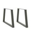 Picioare de masă în formă de V, 2 buc., antracit, 90x(72-73,3) cm, oțel - WOODBB2458 Picioare de masă în formă de V, 2 buc., antracit, 90x(72-73,3) cm, oțel - WOODBB2458