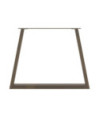 Picioare de masă în formă de V, 2 buc., oțel natural, 90 x (72-73,3) cm - WOODBB2459