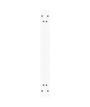 Picioare de masă în formă de V, 2 buc., alb, 100 x (72-73,3) cm, oțel - WOODBB2460