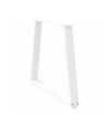 Picioare de masă în formă de V, 3 buc., alb, 70x (72-73,3) cm, oțel - WOODBB2463