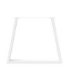 Picioare de masă în formă de V, 3 buc., alb, 70x (72-73,3) cm, oțel - WOODBB2463