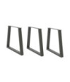Picioare de masă în formă de V, 3 buc., antracit, 70x(72-73,3) cm, oțel - WOODBB2464 Picioare de masă în formă de V, 3 buc., antracit, 70x(72-73,3) cm, oțel - WOODBB2464