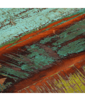 Blat masă rustic din lemn masiv reciclat, dreptunghiulară, 80 x 60 cm