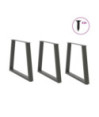 Picioare de masă în formă de V, 3 buc., antracit, 70x(72-73,3) cm, oțel - WOODBB2464 Picioare de masă în formă de V, 3 buc., antracit, 70x(72-73,3) cm, oțel - WOODBB2464