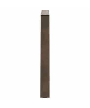 Picioare de masă în formă de V, 3 buc., oțel natural, 70x(72-73,3) cm - WOODBB2465