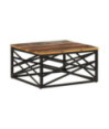 Măsuță cafea industrială, din lemn masiv reciclat, pătrată, 68x68x35 cm, handmade Măsuță cafea industrială, din lemn masiv reciclat, pătrată, 68x68x35 cm, handmade