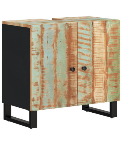 Dulap de chiuvetă 62x33x58 cm lemn reciclat&lemn compozit - WOODBB270