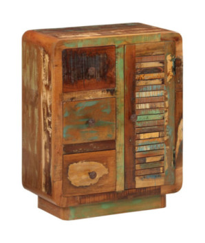 Servantă cu 3 uși, 55x30x70 cm, lemn reciclat - WOODBB271