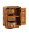 Servantă cu 3 uși, 55x30x70 cm, lemn reciclat - WOODBB271 Servantă cu 3 uși, 55x30x70 cm, lemn reciclat - WOODBB271
