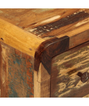 Servantă cu 3 uși, 55x30x70 cm, lemn reciclat - WOODBB271