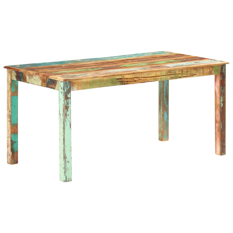 Masă de bucătărie, 160 x 80 x 76 cm, lemn reciclat - WOODBB275 Masă de bucătărie, 160 x 80 x 76 cm, lemn reciclat - WOODBB275