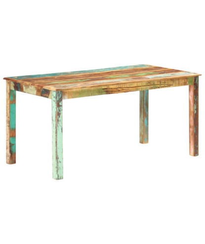 Masă de bucătărie, 160 x 80 x 76 cm, lemn reciclat - WOODBB275