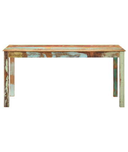 Masă de bucătărie, 160 x 80 x 76 cm, lemn reciclat - WOODBB275