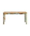 Masă de bucătărie, 160 x 80 x 76 cm, lemn reciclat - WOODBB275 Masă de bucătărie, 160 x 80 x 76 cm, lemn reciclat - WOODBB275