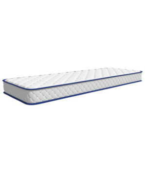 Saltea din spumă cu memorie, alb, 70x200x17 cm, moale - WOODBB2605