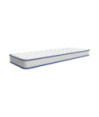 Saltea din spumă cu memorie, alb, 70x200x17 cm, moale - WOODBB2605