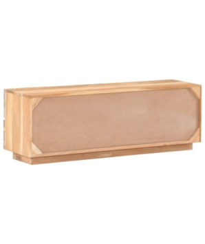Comodă TV cu picioare, aspect vintage, din lemn masiv reciclat, 120 x 30 x 40 cm