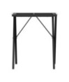 Picioare masă de sufragerie X-Frame 50x40x73 cm Oţel, cu aspect industrial - WOODBB2638 Picioare masă de sufragerie X-Frame 50x40x73 cm Oţel, cu aspect industrial - WOODBB2638