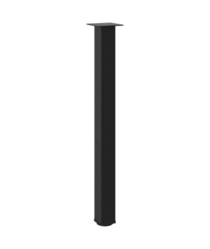 Picioare de masă de bar, 4 buc., negru, 90-92 cm, oțel - WOODBB2640