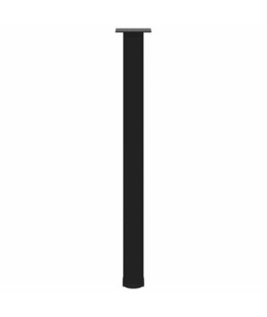 Picioare de masă de bar, 4 buc., negru, 90-92 cm, oțel - WOODBB2640