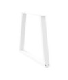 Picioare de masă în formă de V, 2 buc., alb, 70x(72-73,3) cm, oțel - WOODBB2643 Picioare de masă în formă de V, 2 buc., alb, 70x(72-73,3) cm, oțel - WOODBB2643