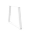 Picioare de masă în formă de V, 3 buc., alb, 90 x (72-73,3) cm, oțel - WOODBB2646