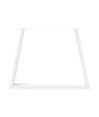 Picioare de masă în formă de V, 3 buc., alb, 90 x (72-73,3) cm, oțel - WOODBB2646