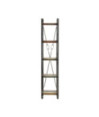 Bibliotecă cu aspect industrial, din lemn masiv reciclat, cu 5 rafturi, 40x30x180 cm, handmade Bibliotecă cu aspect industrial, din lemn masiv reciclat, cu 5 rafturi, 40x30x180 cm, handmade