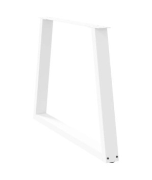 Picioare de masă în formă de V, 3 buc., alb, 100 x (72-73,3) cm, oțel - WOODBB2668