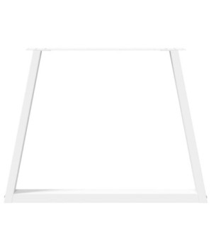 Picioare de masă în formă de V, 3 buc., alb, 100 x (72-73,3) cm, oțel - WOODBB2668