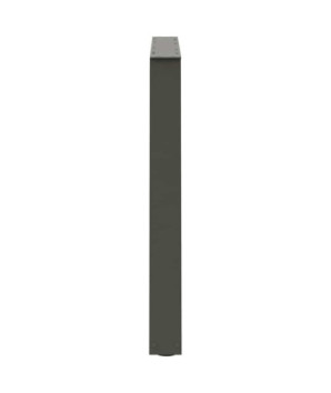 Picioare de masă în formă de V, 3 buc., antracit, 100x(72-73,3) cm, oțel - WOODBB2669