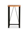 Set de bar, 3 piese, lemn masiv de acacia și lemn reciclat, cu aspect industrial - WOODBB283 Set de bar, 3 piese, lemn masiv de acacia și lemn reciclat, cu aspect industrial - WOODBB283