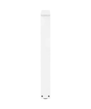 Picioare de masă în formă de V, 2 buc., alb, 60 x (72-73,3) cm, oțel - WOODBB2672