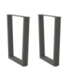 Picioare de masă în formă de V, 2 buc., antracit, 60x(72-73,3) cm, oțel - WOODBB2673 Picioare de masă în formă de V, 2 buc., antracit, 60x(72-73,3) cm, oțel - WOODBB2673