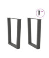 Picioare de masă în formă de V, 2 buc., antracit, 60x(72-73,3) cm, oțel - WOODBB2673 Picioare de masă în formă de V, 2 buc., antracit, 60x(72-73,3) cm, oțel - WOODBB2673