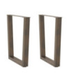 Picioare de masă în formă de V, 2 buc., oțel natural, 60 x (72-73,3) cm - WOODBB2674 Picioare de masă în formă de V, 2 buc., oțel natural, 60 x (72-73,3) cm - WOODBB2674