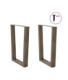 Picioare de masă în formă de V, 2 buc., oțel natural, 60 x (72-73,3) cm - WOODBB2674 Picioare de masă în formă de V, 2 buc., oțel natural, 60 x (72-73,3) cm - WOODBB2674