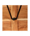 Set de bar, 3 piese, lemn masiv de acacia și lemn reciclat, cu aspect industrial - WOODBB283 Set de bar, 3 piese, lemn masiv de acacia și lemn reciclat, cu aspect industrial - WOODBB283