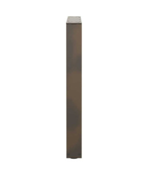 Picioare de masă în formă de V, 2 buc., oțel natural, 70x(72-73,3) cm - WOODBB2676