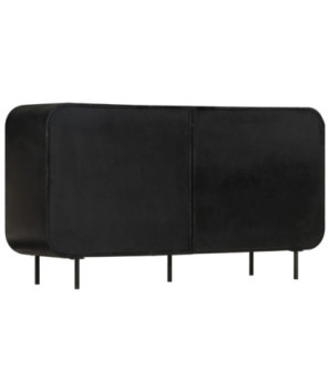 Servantă, 140 x 35 x 76 cm, lemn reciclat, cu aspect antichizat - WOODBB285