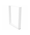 Picioare de masă în formă de V, 2 buc., alb, 90x (72-73,3) cm, oțel - WOODBB2700