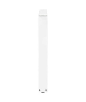 Picioare de masă în formă de V, 2 buc., alb, 90x (72-73,3) cm, oțel - WOODBB2700