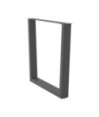 Picioare de masă în formă de V, 2 buc., antracit, 90x(72-73,3) cm, oțel - WOODBB2701