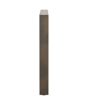 Picioare de masă în formă de V, 2 buc., oțel natural, 90 x (72-73,3) cm - WOODBB2702