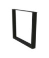 Picioare de masă în formă de V, 2 buc., negru, 100 x (72-73,3) cm, oțel - WOODBB2703