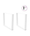 Picioare de masă în formă de V, 2 buc., alb, 100 x (72-73,3) cm, oțel - WOODBB2704 Picioare de masă în formă de V, 2 buc., alb, 100 x (72-73,3) cm, oțel - WOODBB2704